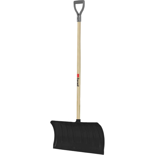 Nordic Snow Pusher, Polypropylene Blade, D-Grip Handle, 20-3/4" W Oxford Builders Supplies Inc