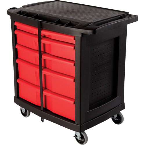 5-Drawer Mobile Work Centre, Plastic Surface Oxford Builders Supplies Inc