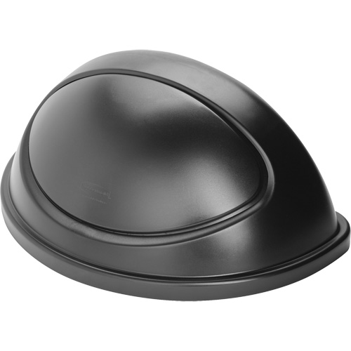 Untouchable&reg; Containers, Half Round Lid, Plastic/Polyethylene, Fits Container Size: 21-5/16" x 21-1/3" Oxford Builders Supplies Inc