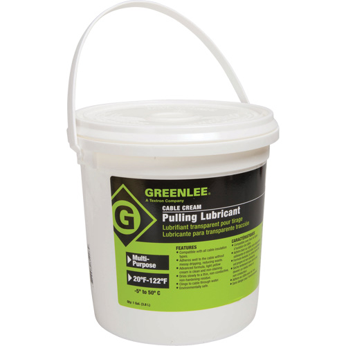 Lubrifiant en cr&egrave;me pour tirage de c&acirc;ble, Seau Oxford Builders Supplies Inc