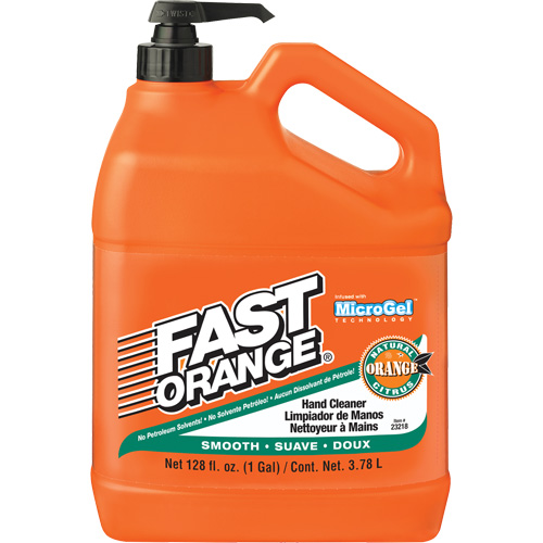 Nettoyant &agrave; mains, Lotion, 3,78 L, Bouteille &agrave; pompe, Orange Oxford Builders Supplies Inc