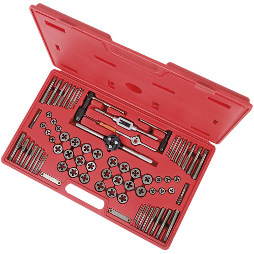 Jeu de tarauds et fili&egrave;res SAE/m&eacute;trique en alliage de premi&egrave;re qualit&eacute;, 76 Morcea Oxford Builders Supplies Inc