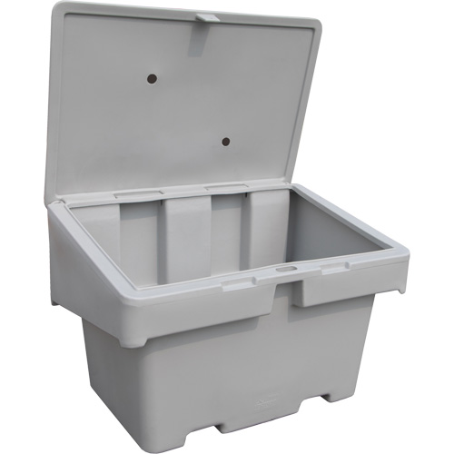 Salt Sand Container SOS, 48" x 33" x 34", 18.5 cu. Ft., Grey Oxford Builders Supplies Inc
