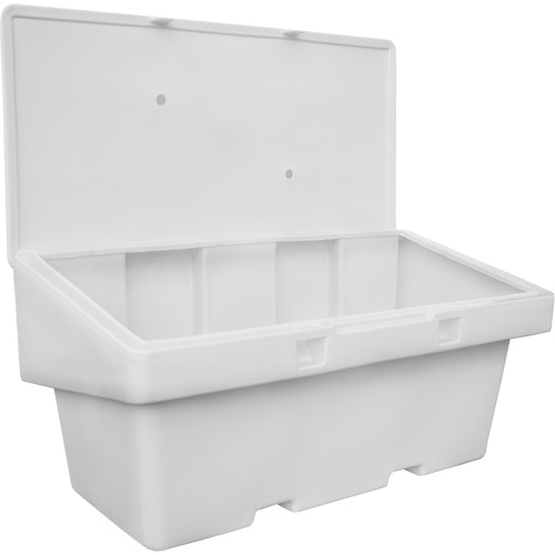 Contenants pour sel & sable SOS, Avec Moraillon, 72" x 36" x 36", 36 pi³, Gris Oxford Builders Supplies Inc