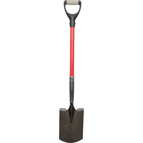 Pelles robustes, Fibre de verre, Lame Acier au carbone, Manche en Prise en D, Longueur 30-1/2" Oxford Builders Supplies Inc