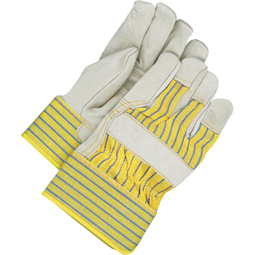 Gants d'ajusteur avec paume renforc&eacute;e, Taille unique, Paume en Cuir fleur de vache, Doublure en Molleton Oxford Builders Supplies Inc