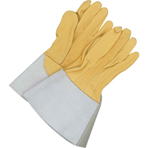 Gander Brand Reverse Grain TIG Welder Gloves, Grain Deerskin, Size 9 Oxford Builders Supplies Inc