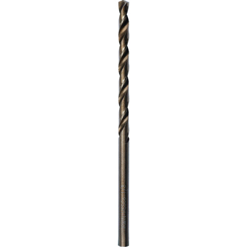 Foret court &agrave; usage intensif, Acier rapide au cobalt, 1/8", 2-3/4" lo, 1-5/8" Cannelure, 135° Angle Oxford Builders Supplies Inc