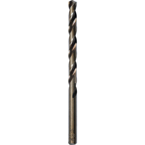 Foret court &agrave; usage intensif, Acier rapide au cobalt, 1/4", 4" lo, 3" Cannelure, 135° Angle Oxford Builders Supplies Inc