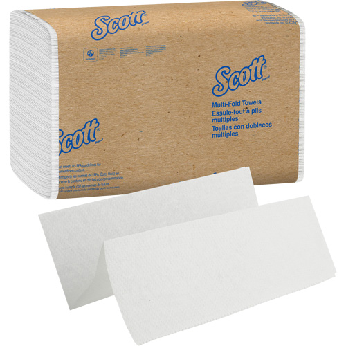 Essuie-tout &agrave; couches multiples Essential Scott, 1 pli, 9-2/5" lo x 9-1/5" la, 250 /pqt Oxford Builders Supplies Inc