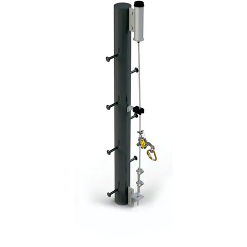 Support avec &eacute;cartement pour mat en acier Lad-Saf Oxford Builders Supplies Inc