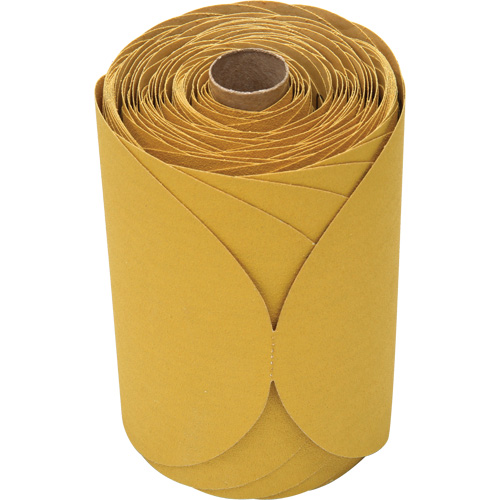 Stikit Gold Disc Roll, 6" Dia., 120 Grit, Aluminum Oxide Oxford Builders Supplies Inc
