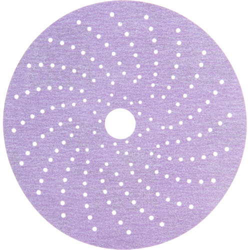 Hookit Purple Clean Sanding Disc, 6" Dia., P240 Grit, Aluminum Oxide, C-Weight Oxford Builders Supplies Inc
