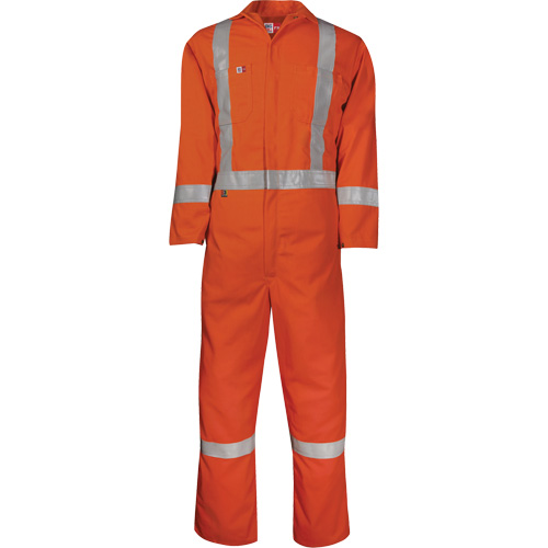 Westex UltraSoft&reg; Unlined Contractor Coveralls, Size 2X-Large (Tall), Orange, 8.7 cal/cm² Oxford Builders Supplies Inc