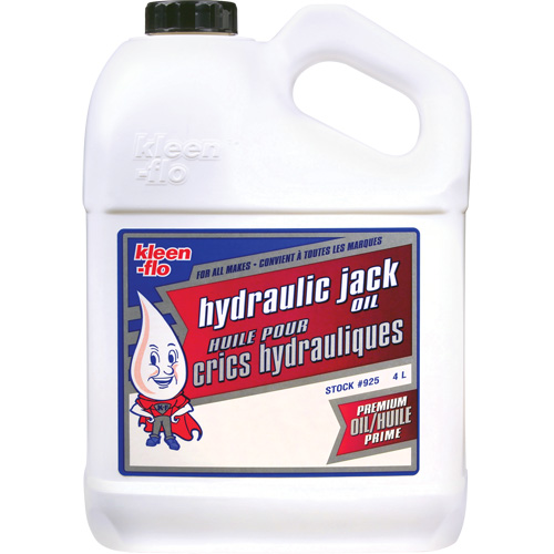 Hydraulic Jack Fluid, 4 L, Jug Oxford Builders Supplies Inc