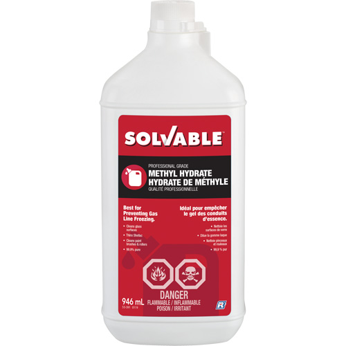 Hydrate de m&eacute;thyle, Bouteille Oxford Builders Supplies Inc