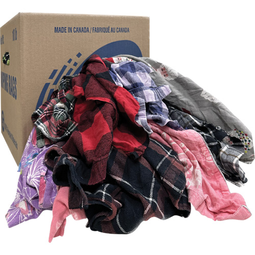 Chiffons d'essuyage, Flanelle, 10 lb Oxford Builders Supplies Inc