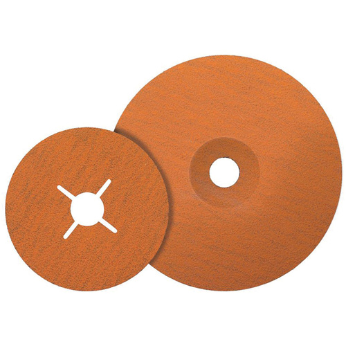 Coolcut XX Sanding Disc, Aluminum Oxide/Ceramic, 24, 4-1/2" Dia x 7/8" Arbor Oxford Builders Supplies Inc