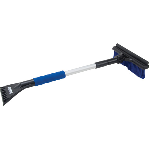 Snow Brush, Telescopic, Polypropylene Blade, 32-1/2" Long, Blue Oxford Builders Supplies Inc