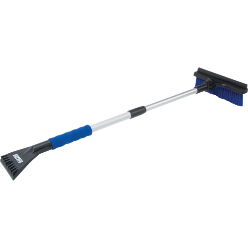 Snow Brush, Telescopic, Polypropylene Blade, 32-1/2" Long, Blue Oxford Builders Supplies Inc