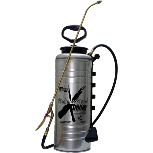Xtreme Industrial Sprayer, 3.5 gal. (13.25 L), Stainless Steel, 24" Wand Oxford Builders Supplies Inc