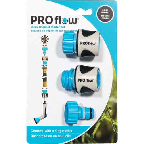 Trousse de d&eacute;marrage de raccords rapides Pro Flow Oxford Builders Supplies Inc