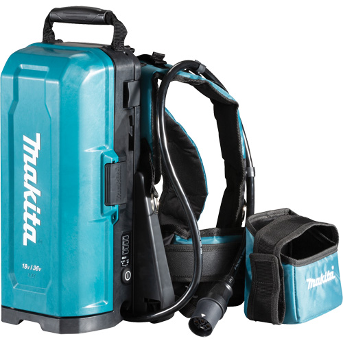LXT&reg; & LXT&reg; X2 Portable Backpack Power Supply, 18 V/36 V, Lithium-Ion Oxford Builders Supplies Inc