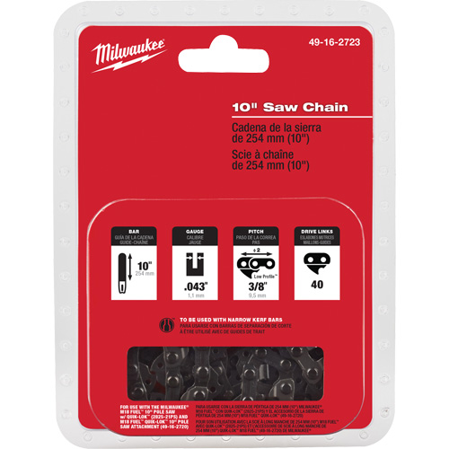 Chaîne de scie M18 Fuel 10" Oxford Builders Supplies Inc