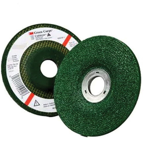 Green Corps Depressed Centre Wheel, 4-1/2" x 1/4", 7/8" Arbor, Aluminum Oxide, Type 27 Oxford Builders Supplies Inc