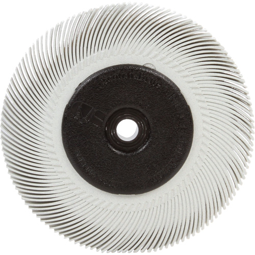 Brosse radiale en soies Scotch-Brite, C&eacute;ramique, Grain 120, 6" dia. Oxford Builders Supplies Inc