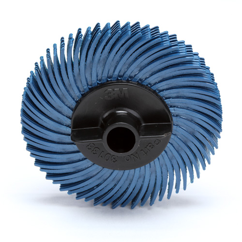 Scotch-Brite Radial Bristle Disc, Aluminum Oxide, 400 Grit, 2" Dia. Oxford Builders Supplies Inc