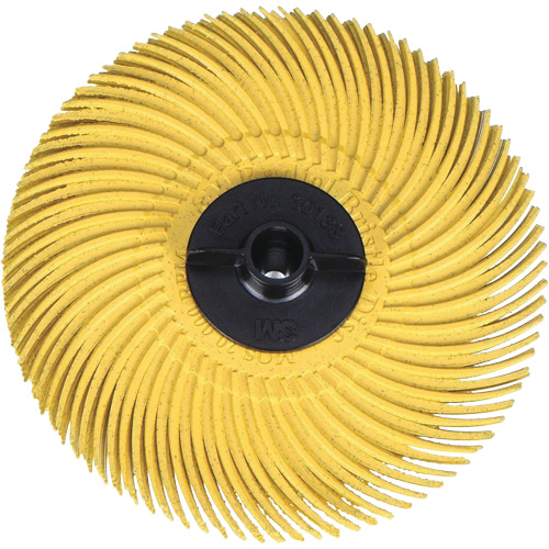 Scotch-Brite Radial Bristle Disc, Aluminum Oxide, 80 Grit, 3" Dia. Oxford Builders Supplies Inc