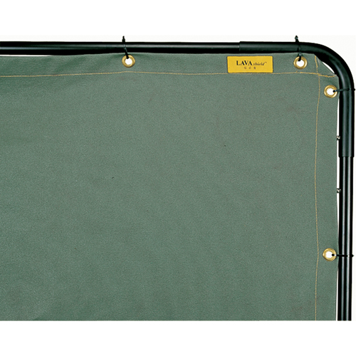 Lavashield Curtain, 68.5" x 68.5", Olive Oxford Builders Supplies Inc
