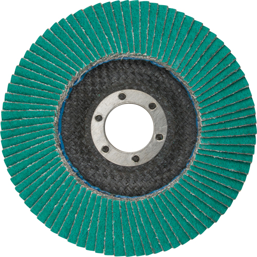 Disques &agrave; lamelles 577F, 4-1/2" x 7/8", Type 29, Grain 60, Zirconium Oxford Builders Supplies Inc