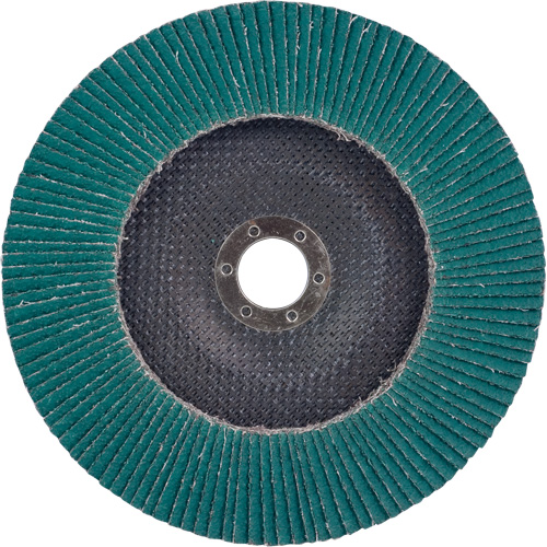 Flap Disc 577F, 7" x 5/8"-11, Type 27, 36 Grit, Zirconia Alumina Oxford Builders Supplies Inc