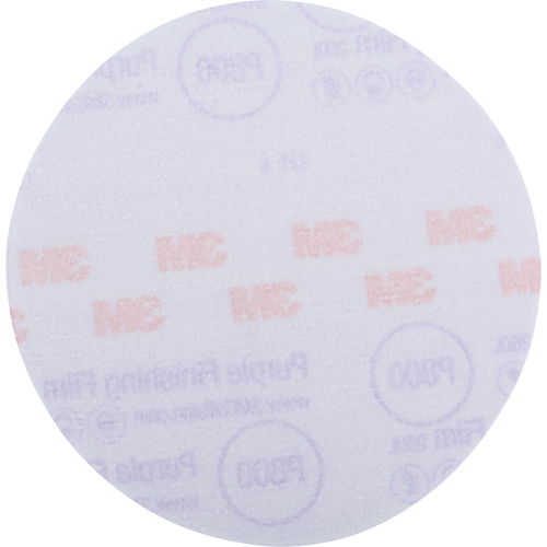 DISQUE FINITION MAUVE 6" HOOKIT GRN P800 50/BTE, 6" Dia., P800 Grit Oxford Builders Supplies Inc