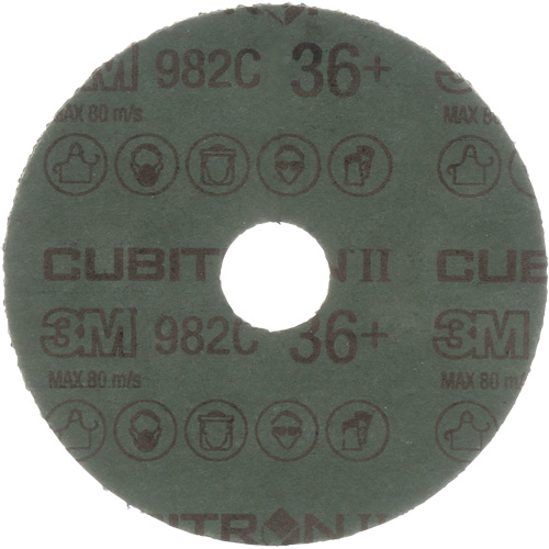 Cubitron II Fibre Disc, Ceramic, 36+, 6" Dia x 7/8" Arbor Oxford Builders Supplies Inc