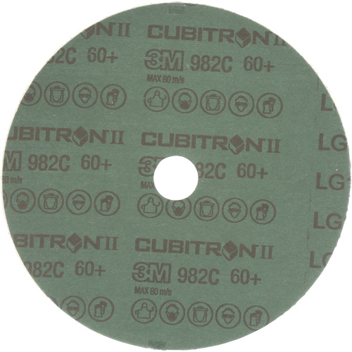 Cubitron II Fibre Discs - 982C, Ceramic Grain, 60+, 7" Dia x 7/8" Arbor Oxford Builders Supplies Inc