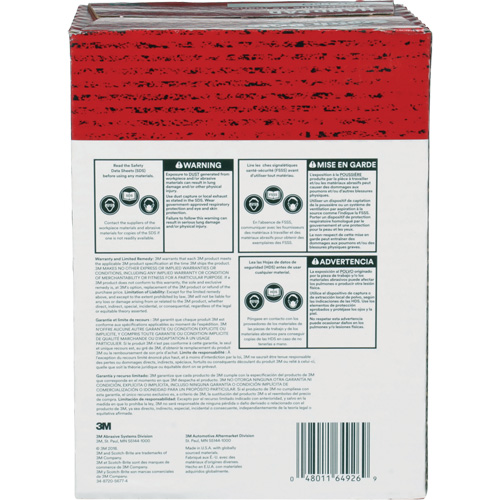 Tampons manuels Scotch-Brite 7447, Oxyde d'aluminium, 9" x 6", Grain Tr&egrave;s fin Oxford Builders Supplies Inc