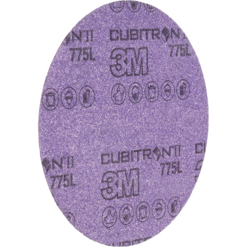 3M Hookit Film Disc, 6" Dia., 320+ Grit, Ceramic, C-Weight Oxford Builders Supplies Inc