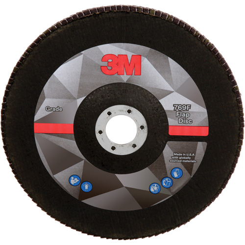 769F Quick Change Flap Disc, 7" x 5/8"-11, Type 27, 40+ Grit, Aluminum Oxide/Ceramic Oxford Builders Supplies Inc