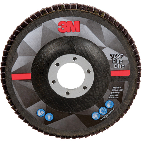 769F Quick Change Flap Disc, 5" x 7/8", Type 27, 40+ Grit, Ceramic Oxford Builders Supplies Inc
