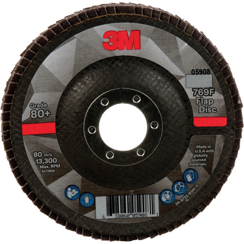 769F Quick Change Flap Disc, 4-1/2" x 7/8", Type 29, 80+ Grit, Ceramic Oxford Builders Supplies Inc