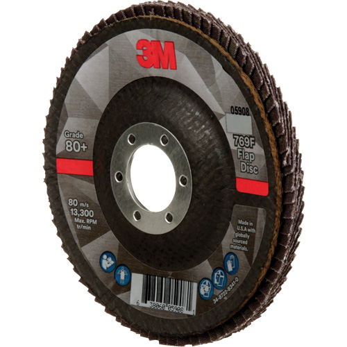 769F Quick Change Flap Disc, 4-1/2" x 7/8", Type 29, 80+ Grit, Ceramic Oxford Builders Supplies Inc