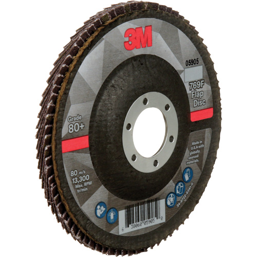 769F Quick Change Flap Disc, 4-1/2" x 7/8", Type 27, 80+ Grit, Ceramic Oxford Builders Supplies Inc
