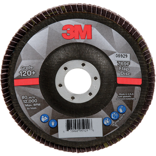 769F Quick Change Flap Disc, 5" x 7/8", Type 29, 120+ Grit, Ceramic Oxford Builders Supplies Inc
