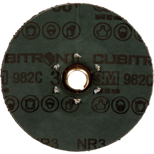 Disque en fibre 982C Cubitron II, C&eacute;ramique, 36+, 4-1/2" Dia Oxford Builders Supplies Inc