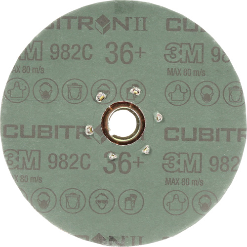Disque en fibre 982C Cubitron II, C&eacute;ramique, 36+, 5" Dia Oxford Builders Supplies Inc