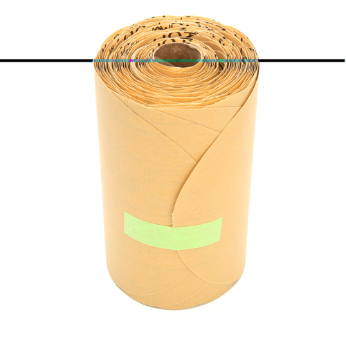 Stikit Gold Paper 216U Disc Roll, Aluminum Oxide, 6" W x 87' L, P400 Grit Oxford Builders Supplies Inc