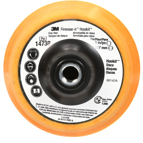 Finesse-it Hookit Disc Pad, 5" Dia. Oxford Builders Supplies Inc